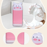 Maxbell Soap Box with Roller Convenient Gifts Container Pink for Camping Laundry Gym