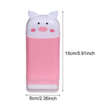 Maxbell Soap Box with Roller Convenient Gifts Container Pink for Camping Laundry Gym