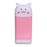 Maxbell Soap Box with Roller Convenient Gifts Container Pink for Camping Laundry Gym