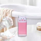 Maxbell Soap Box with Roller Convenient Gifts Container Pink for Camping Laundry Gym