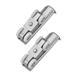 Maxbell 2Pcs Sliding Door Rollers Track Pulley Cupboards Window Ball Bearing Wheels
