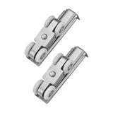 Maxbell 2Pcs Sliding Door Rollers Track Pulley Cupboards Window Ball Bearing Wheels
