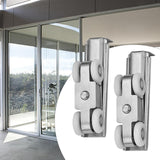 Maxbell 2Pcs Sliding Door Rollers Track Pulley Cupboards Window Ball Bearing Wheels