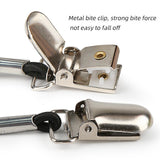 Maxbell 4Pcs Stainless Steel Bed Single Buckles Nonslip for Dorm Room Home Apartment