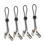 Maxbell 4Pcs Stainless Steel Bed Single Buckles Nonslip for Dorm Room Home Apartment