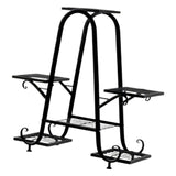 Maxbell Plant Stand Decoration Flower Pot Holder Rack for Balcony Indoor Living Room Black