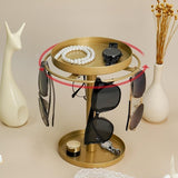 Maxbell Eyeglass Holder Stand Storage Display Entry Rack Rotating Sunglass Organizer