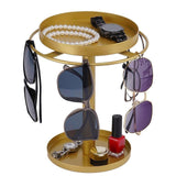 Maxbell Eyeglass Holder Stand Storage Display Entry Rack Rotating Sunglass Organizer