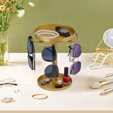 Maxbell Eyeglass Holder Stand Storage Display Entry Rack Rotating Sunglass Organizer