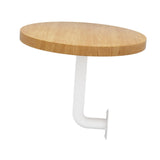 Wall Mounted Table Modern Round Coffee Table for Bedside Small Space Balcony