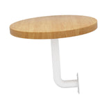 Wall Mounted Table Modern Round Coffee Table for Bedside Small Space Balcony
