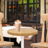 Wall Mounted Table Modern Round Coffee Table for Bedside Small Space Balcony
