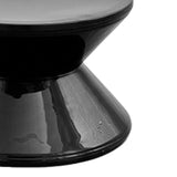 Maxbell Sofa Stool Modern Versatile Shoe Changing Seat for Living Room Doorway Decor 2 Tier Black