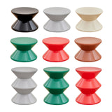 Maxbell Sofa Stool Modern Versatile Shoe Changing Seat for Living Room Doorway Decor 2 Tier Black