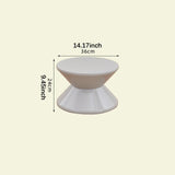 Maxbell Sofa Stool Modern Versatile Shoe Changing Seat for Living Room Doorway Decor 2 Tier Gray