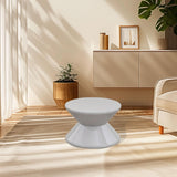 Maxbell Sofa Stool Modern Versatile Shoe Changing Seat for Living Room Doorway Decor 2 Tier Gray