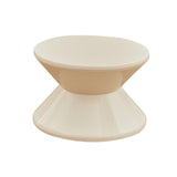 Maxbell Sofa Stool Modern Versatile Shoe Changing Seat for Living Room Doorway Decor 2 Tier White