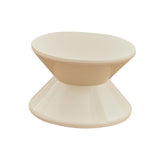 Maxbell Sofa Stool Modern Versatile Shoe Changing Seat for Living Room Doorway Decor 2 Tier White