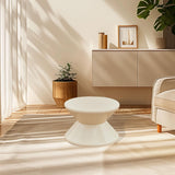 Maxbell Sofa Stool Modern Versatile Shoe Changing Seat for Living Room Doorway Decor 2 Tier White