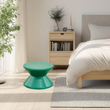 Maxbell Sofa Stool Modern Versatile Shoe Changing Seat for Living Room Doorway Decor 2 Tier Green