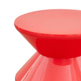 Maxbell Sofa Stool Modern Versatile Shoe Changing Seat for Living Room Doorway Decor 2 Tier Red