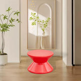Maxbell Sofa Stool Modern Versatile Shoe Changing Seat for Living Room Doorway Decor 2 Tier Red