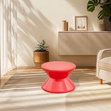 Maxbell Sofa Stool Modern Versatile Shoe Changing Seat for Living Room Doorway Decor 2 Tier Red
