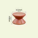 Maxbell Sofa Stool Modern Versatile Shoe Changing Seat for Living Room Doorway Decor 2 Tier Brown