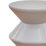 Maxbell Sofa Stool Modern Versatile Shoe Changing Seat for Living Room Doorway Decor 3 Tier Gray