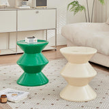 Maxbell Sofa Stool Modern Versatile Shoe Changing Seat for Living Room Doorway Decor 3 Tier Green