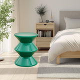 Maxbell Sofa Stool Modern Versatile Shoe Changing Seat for Living Room Doorway Decor 3 Tier Green