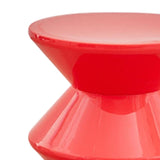 Maxbell Sofa Stool Modern Versatile Shoe Changing Seat for Living Room Doorway Decor 3 Tier Red