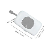 Maxbell Baby Wipe Dispenser Lightweight Portable Container for Cars Bedroom Bathroom 20cmx13cmx3cm