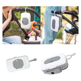 Maxbell Baby Wipe Dispenser Lightweight Portable Container for Cars Bedroom Bathroom 20cmx13cmx3cm