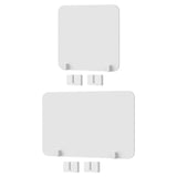 Maxbell Desktop Partition Shield Protective Screen for Call Center Countertop Tables 40x40cm