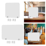 Maxbell Desktop Partition Shield Protective Screen for Call Center Countertop Tables 40x40cm