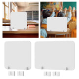 Maxbell Desktop Partition Shield Protective Screen for Call Center Countertop Tables 40x40cm