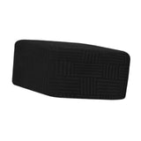 Maxbell Ottoman Cover Washable Lightweight Foot Stool Cover for Bedroom Store Office Black L