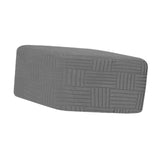 Maxbell Ottoman Cover Washable Lightweight Foot Stool Cover for Bedroom Store Office Light Gray L