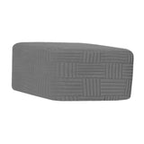 Maxbell Ottoman Cover Washable Lightweight Foot Stool Cover for Bedroom Store Office Light Gray XL