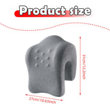 Maxbell Headrest for Office Chair Comfort Napping Pillow for Dorm Birthday Gift Home Medium Gray