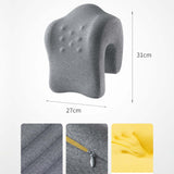 Maxbell Headrest for Office Chair Comfort Napping Pillow for Dorm Birthday Gift Home Medium Gray