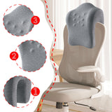 Maxbell Headrest for Office Chair Comfort Napping Pillow for Dorm Birthday Gift Home Medium Gray