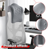 Maxbell Headrest for Office Chair Comfort Napping Pillow for Dorm Birthday Gift Home Medium Gray