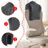 Maxbell Headrest for Office Chair Comfort Napping Pillow for Dorm Birthday Gift Home Deep Gray