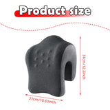 Maxbell Headrest for Office Chair Comfort Napping Pillow for Dorm Birthday Gift Home Deep and Medium Gray