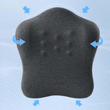 Maxbell Headrest for Office Chair Comfort Napping Pillow for Dorm Birthday Gift Home Deep and Medium Gray