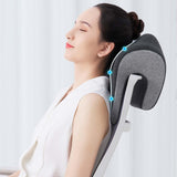 Maxbell Headrest for Office Chair Comfort Napping Pillow for Dorm Birthday Gift Home Deep and Medium Gray