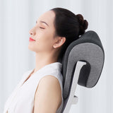 Maxbell Headrest for Office Chair Comfort Napping Pillow for Dorm Birthday Gift Home Deep and Medium Gray