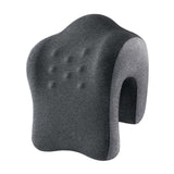 Maxbell Headrest for Office Chair Comfort Napping Pillow for Dorm Birthday Gift Home Deep and Medium Gray